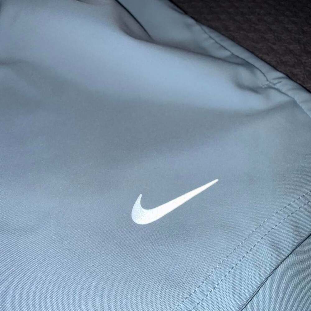 Nike Dri-FIT High-Waisted Running Shorts Light Blue Size Small - Picture 5 of 5